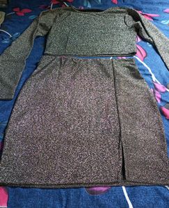 Silver Co Ord Set. (Brand New With Tag)