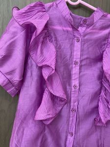 Party wear High Quality Organza Top For M&amp; L