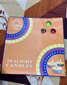 Vibrant Tea Light Candles Diya