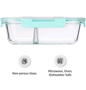 Solimo Slim High Microwave Safe Lunch Box