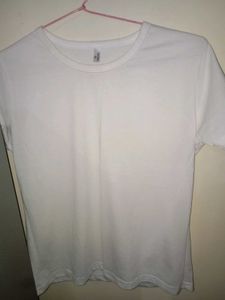 solid White T-Shirt