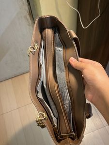 Leather Finish Tote Bag