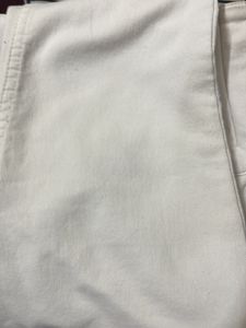 White Denim Jeans 28 To 30 Waist Can Wear It Have Margin In With Stretchable Denim Fabric