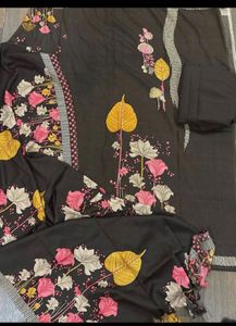 Sale @ unstiched winter  Printed Salwar Suit Set