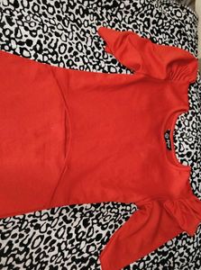 Red One Piece Dress ❤️