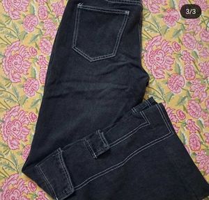 Urbanic charcoal wide leg jeans