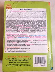 Fundamentals Of Biochemistry [Bargains Allowed]