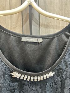 Elegant Black Lace Tank Top