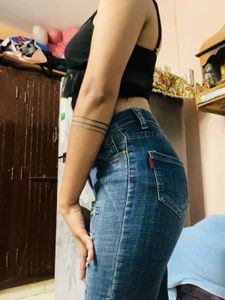 Ripped Blue Denim Jeans
