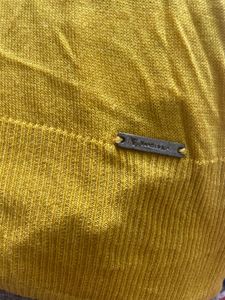 Can Huesen Mustard Colour Top,Light Warm Material