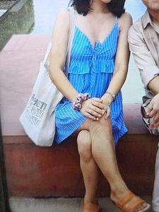 👗Blue Knot Mini Dress