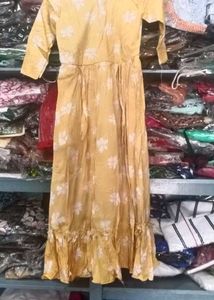 Yellow Embroidered Dress