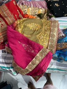 Women Saree Heavy Work