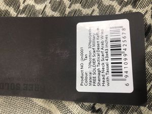 Free Soldier Shemagh Keffiyeh Desert Scarf