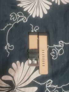 Black Leather Watch Band