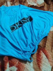 Blue DKNY Top