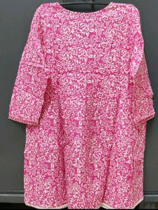 Floral Print Tunic Top