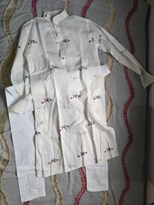 White Kurta Set