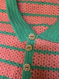 Korean Style Crochet Vest