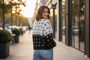 Stylish Black &amp; White Sweater