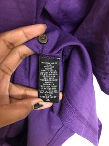 Purple Short Sleeve T Shirt