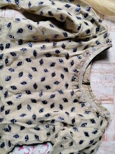 Short Net Frock With Trouser Nd Dupatta
