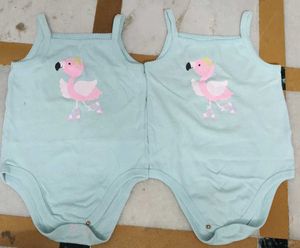 Cute Flamingo Baby Bodysuit