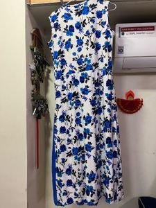 Gorgeous Ethnic White Floral Gown for Festival
