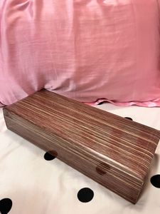 Glossy Wooden Finish Storage Box