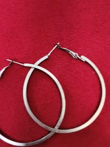 Silver Hoop Earrings