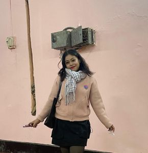 Black Pocketed Mini Skirt