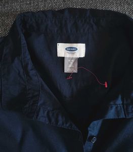 Navy Blue Button Down Shirt
