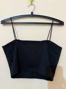 Black crop Top