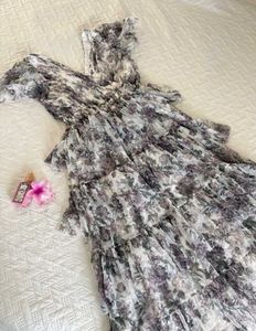 Purple Mesh Dress