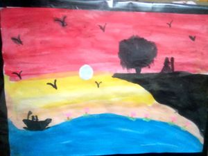 2 Handmade Painting For Wall hanging Decoration