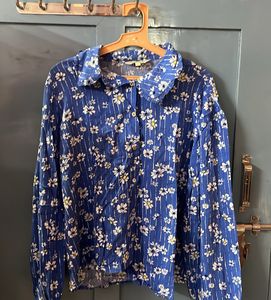 Max BLUE Floral Shirt
