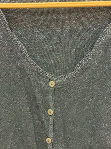 Retro Shimmer Green Top, Disco top