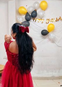Stunning Red Tulle Gown