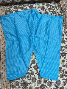 Blue Embroidered Indian Suit