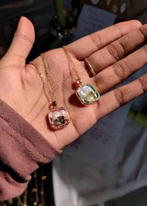 vintage Pearl& flower Pendant aesthetic Necklaces