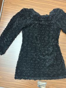black fur soft top