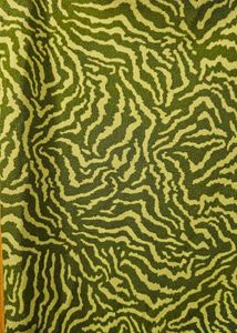 Green Zebra Print Mini Dress