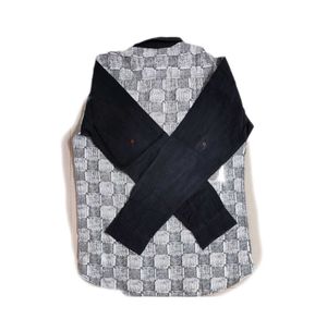 One White Black Checks shirt