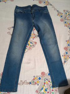 Elegant Light Blue Kurta + Jeans