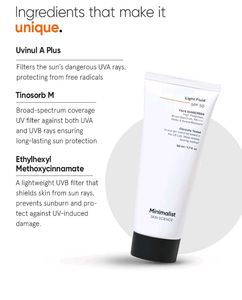 Minimalist SPF 50 Sunscreen