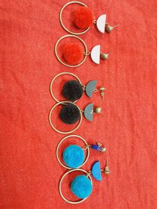 Combo Offer Set Of 3 Earrings