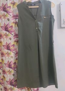 Olive Green Dress