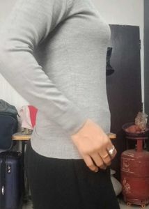 Gray V-Neck Sweater pick any 1