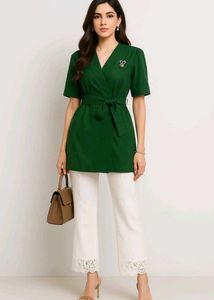 Emerald Charm Party Wear Cord Set