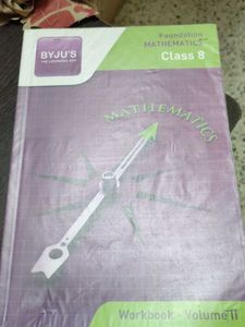 Class 8 Mathematics Workbook